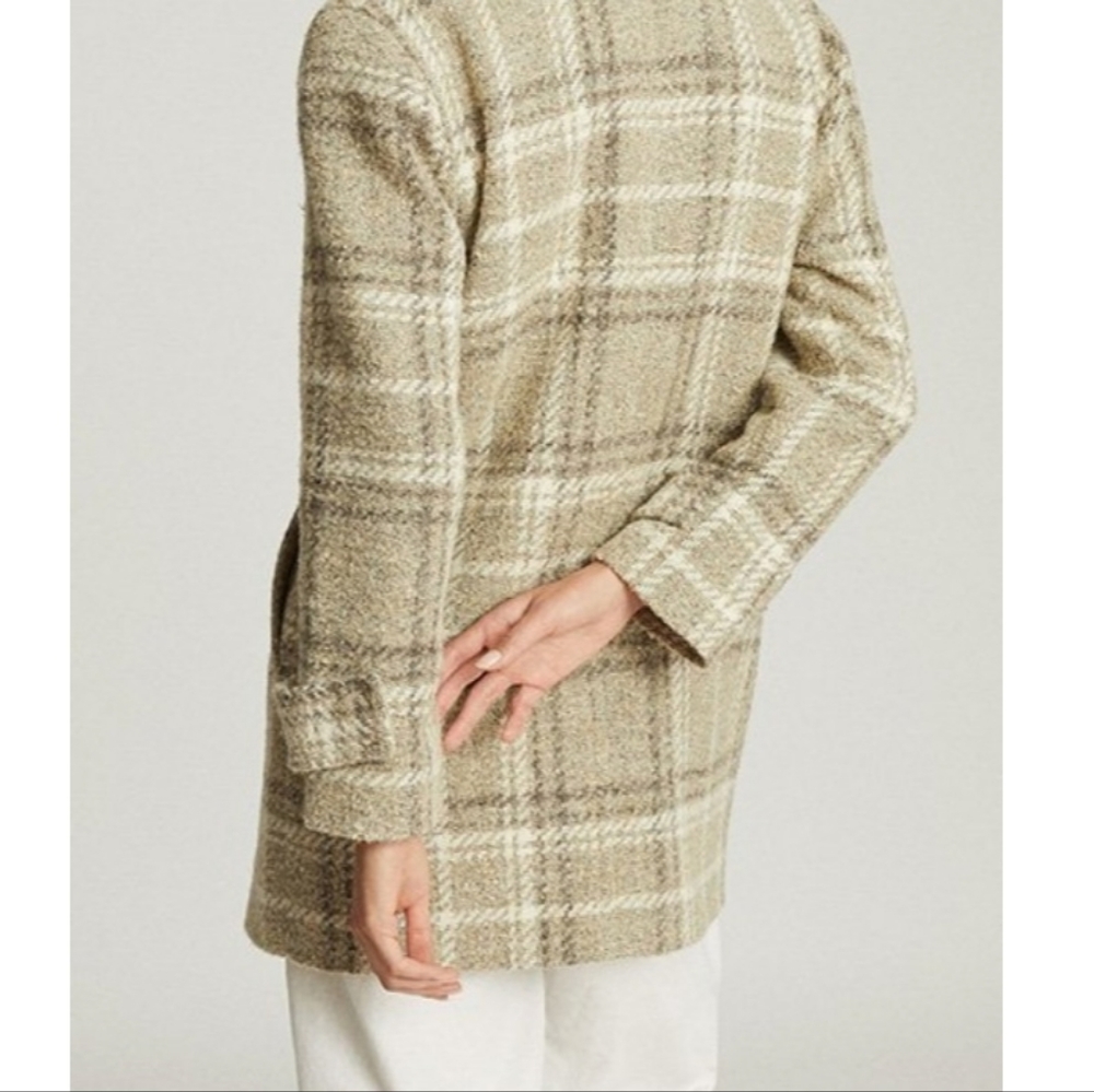 NWT REISS | Checkered Coat - Picture 5 of 11